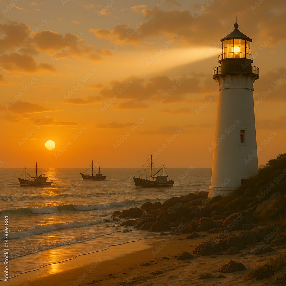 custom made wallpaper toronto digitallighthouse at sunset