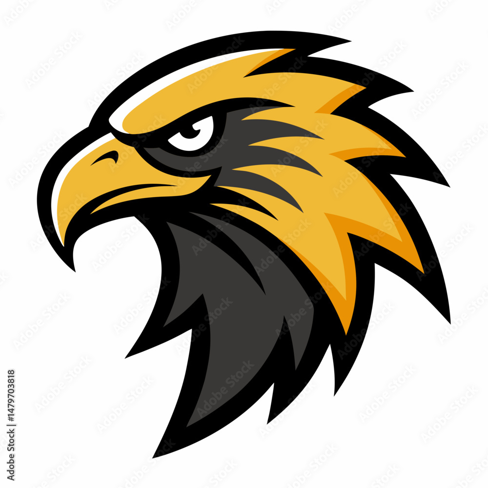 Fototapeta premium american bald eagle vector