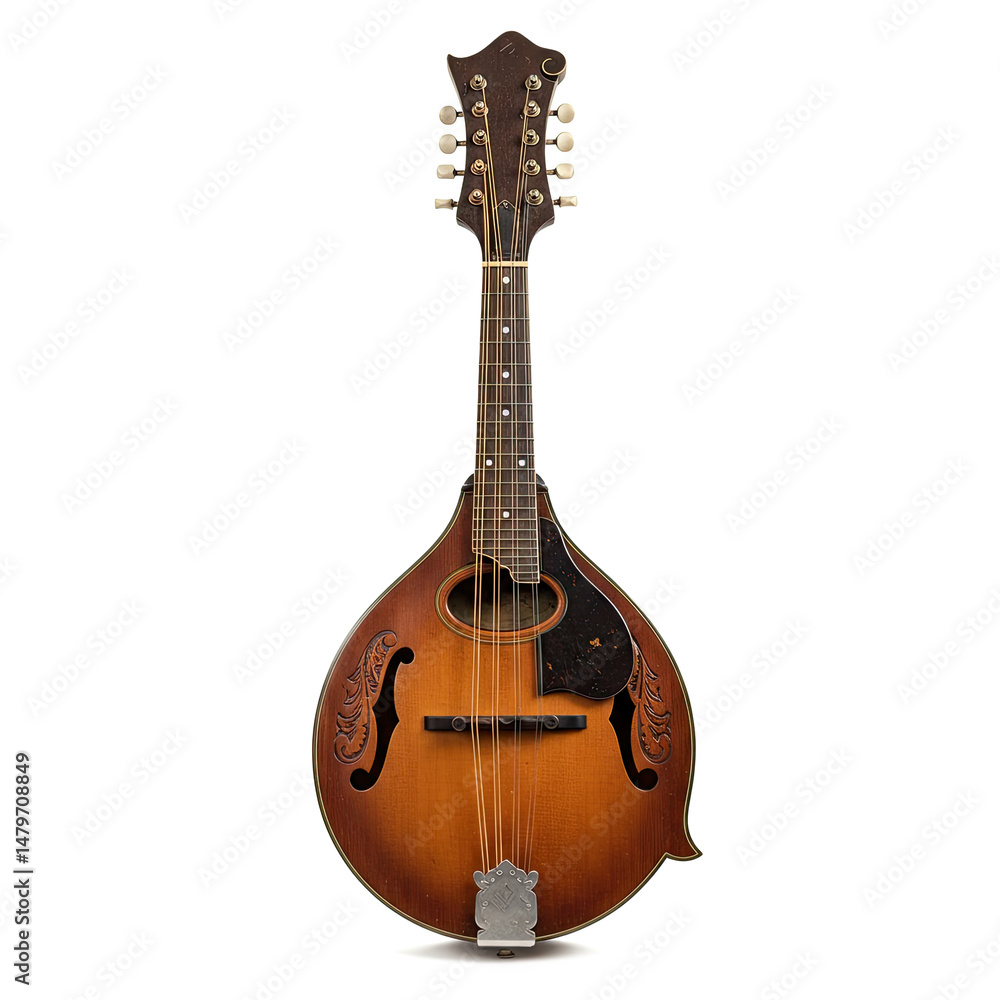 Fototapeta premium acoustic guitar isolated