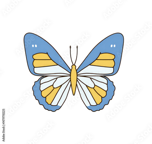 butterfly on a white background