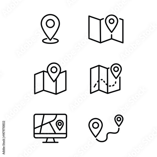 representing location and navigation elements