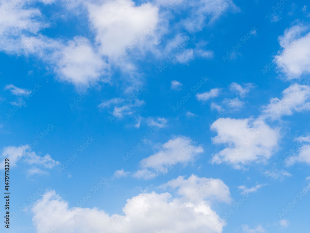 Obraz premium 5月 昼の青空と雲65