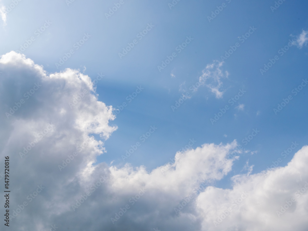 Obraz premium 5月 昼の青空と雲81