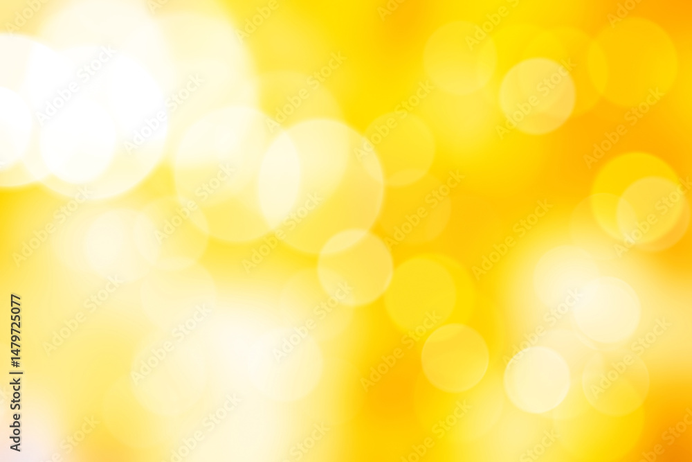 Obraz premium Yellow abstract background blur with bokeh