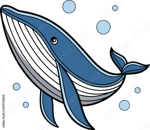 Sea dolphin fish vector art 