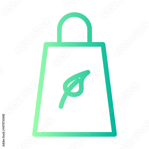 shopping bag gradient icon