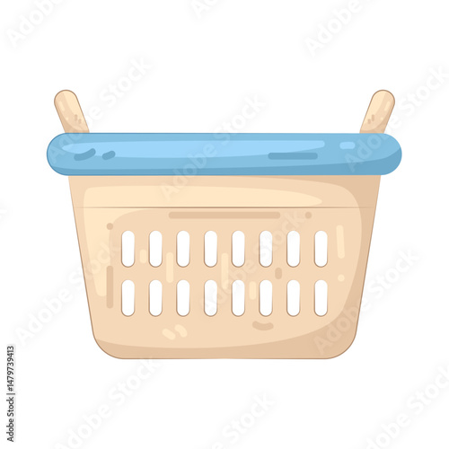 Illustration of Laundry Basket