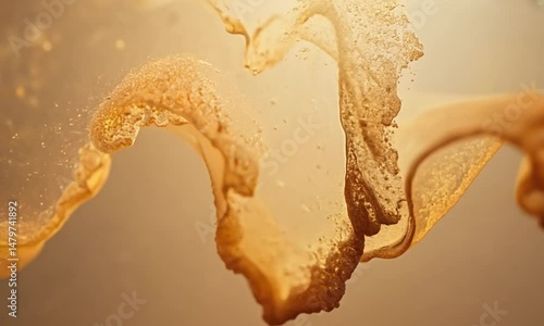 Aesthetic sand particle waves