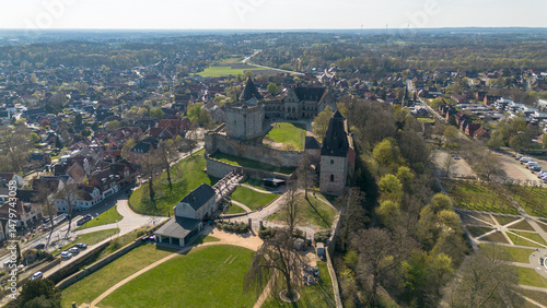 Bad Bentheim, Burg Bentheim, Grafschaft, Drohnenaufnahmen