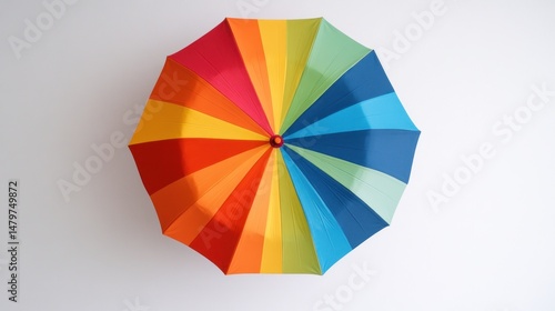 Colorful umbrella overhead view Free Download Colorful umbrella overhead view - GFXLoad