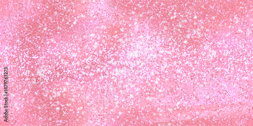 Rose shimmer carnival fabric bg with sparkling texture. Glitter seamless background with metal gleam. Sequin abstract pattern. Vintage shining paper. Gradient mesh vector illustration