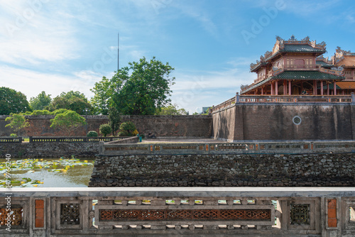 Hue Imperial City Royal Palace in Hue, Vietnam