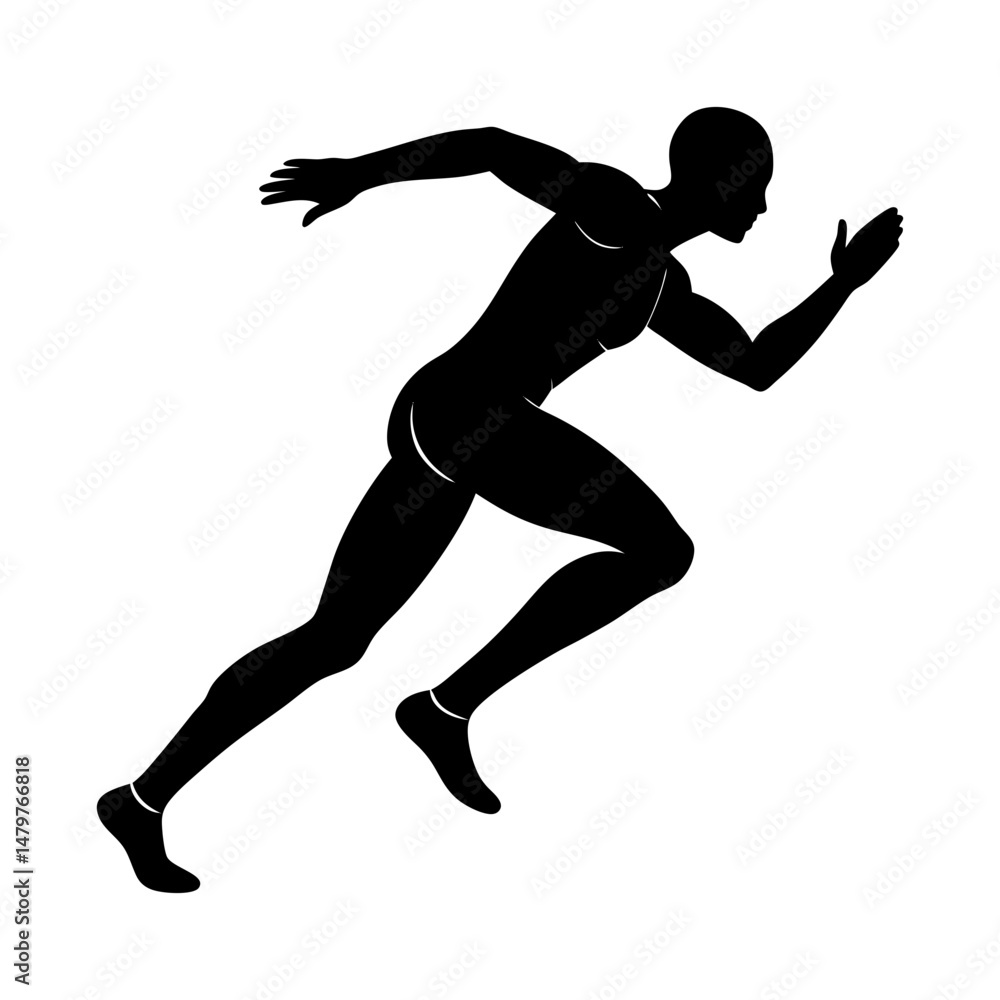 Relay silhouette vector Relay silhouette vector