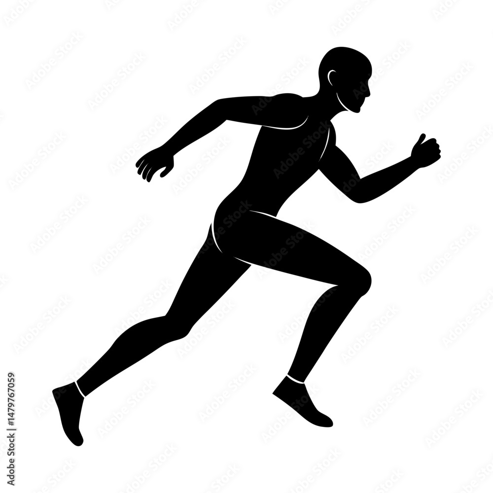 Relay silhouette vector Relay silhouette vector