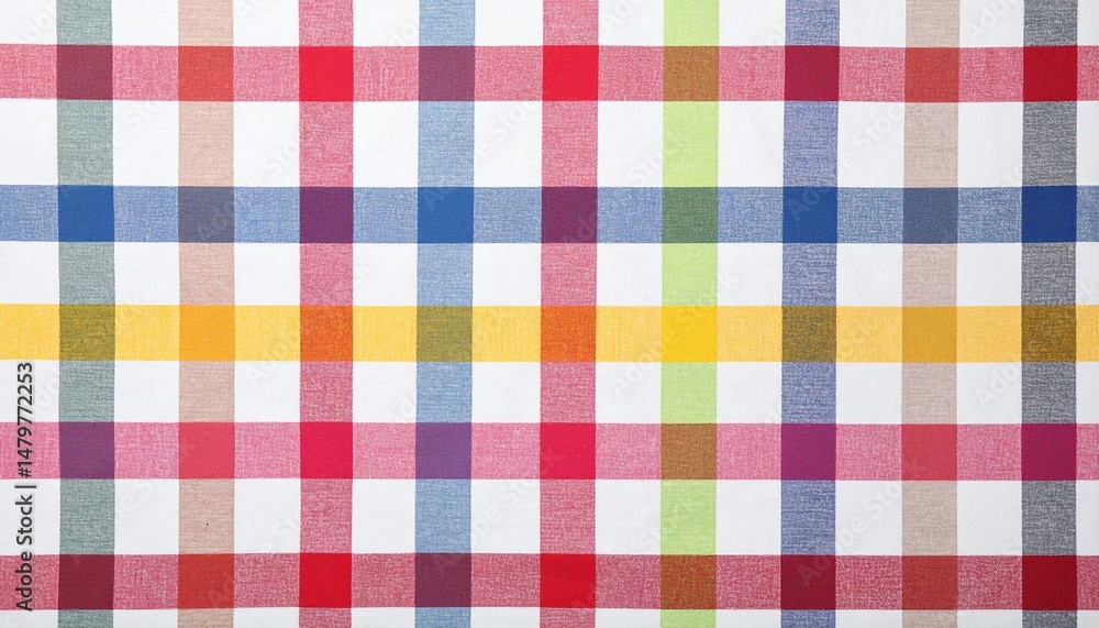 Colorful checkered picnic tablecloth as background, top view
Colorful checkered picnic tablecloth as background, top view