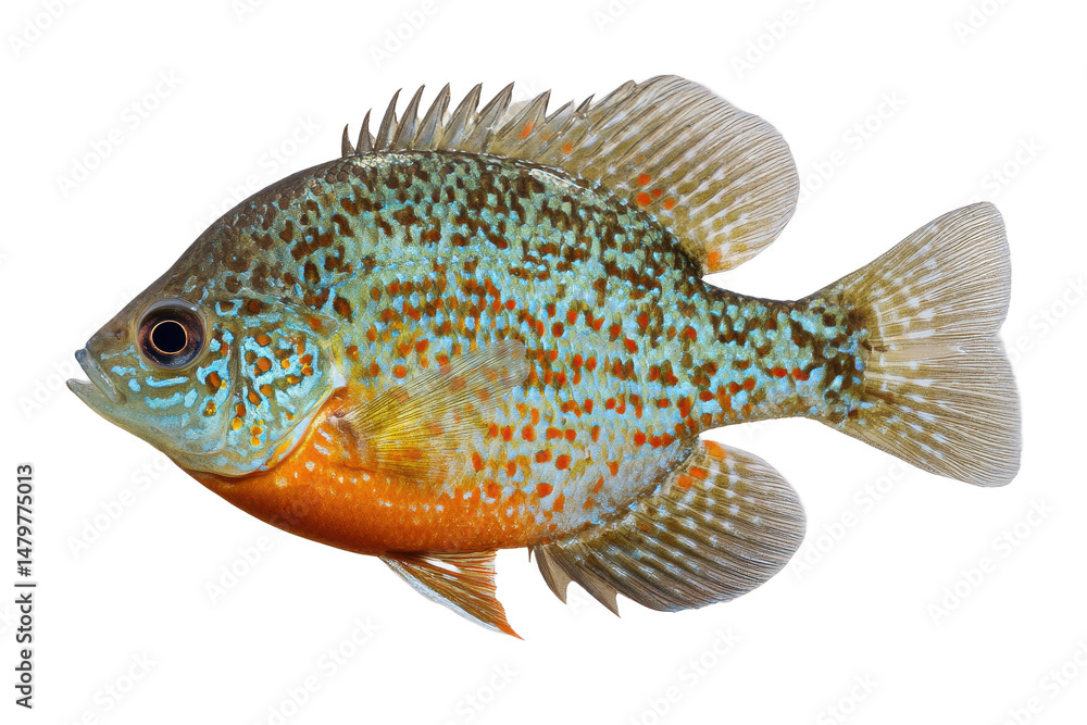 Fototapeta premium Pumpkinseed Sunfish Freshwater Fish