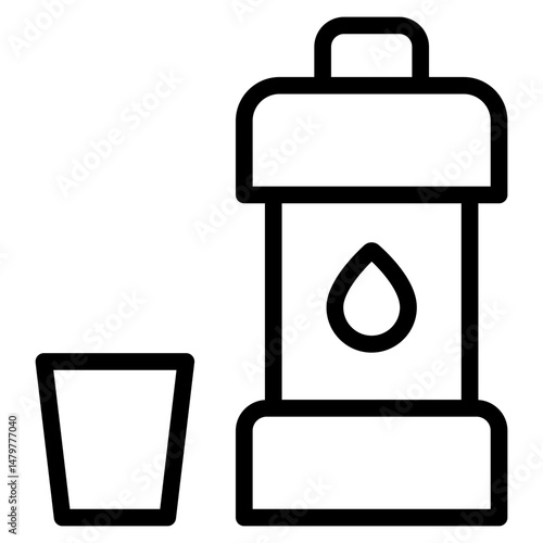 toot paste icon vector illustration