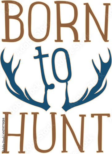 hand drawn alphabet | Born to hunt