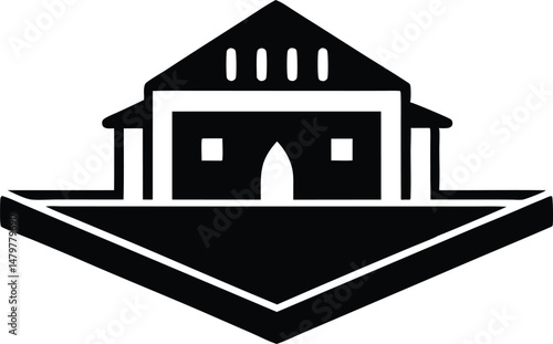 foundation vector icon.