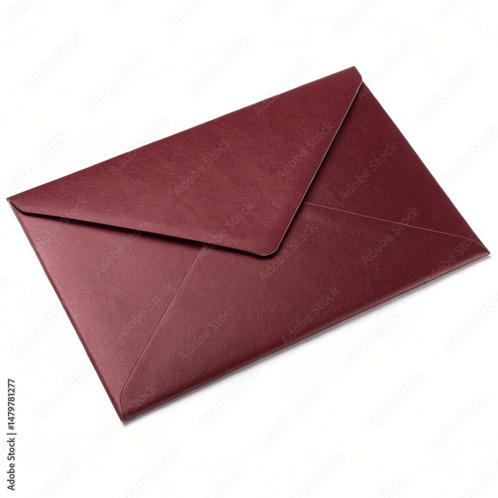open envelope with blank card
