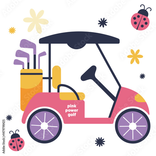Golf sticker design