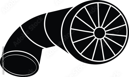 duct vector icon.