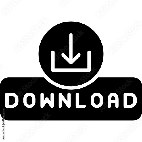 Download Icon Digital File Transfer Symbol