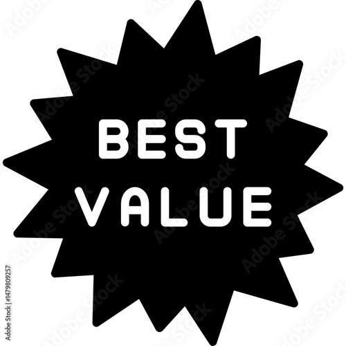 Best Value Icon Top Offer and Deal Symbol