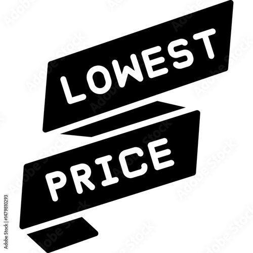 Lowest Price Icon Cheapest Deal Symbol