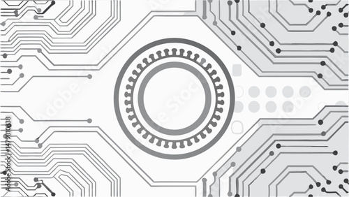abstract circuit board