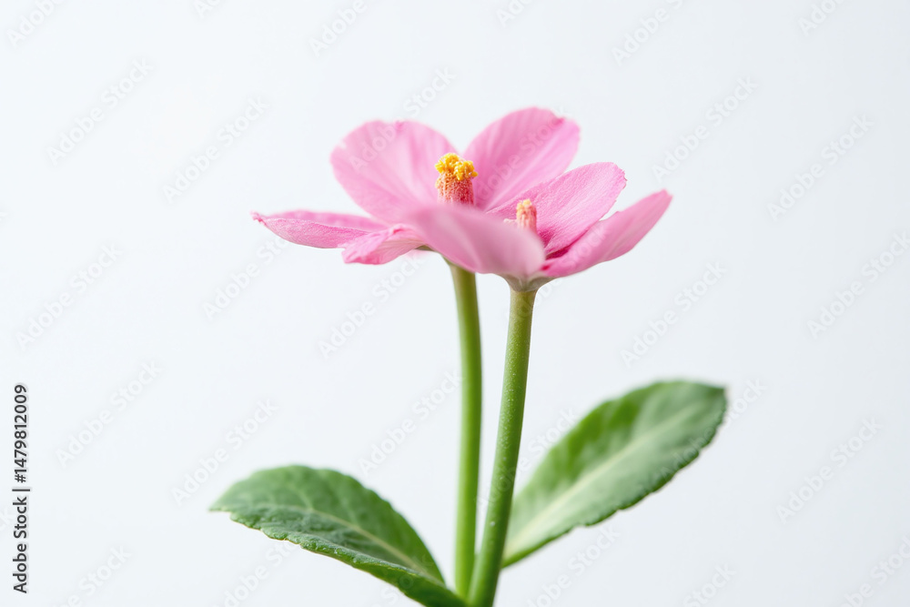 Fototapeta premium bunch of pink flowers on a white background