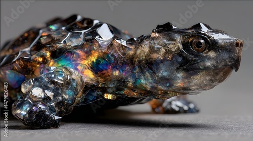 Wallpaper Mural Close-up of a colorfully colored animal showcasing unique features and vibrant patterns Torontodigital.ca