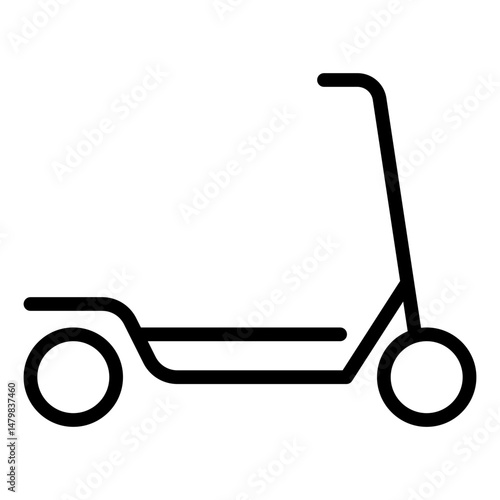 Electric skooter icon vector illustration