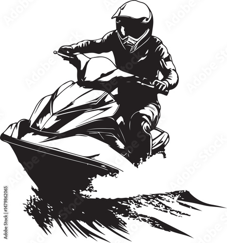 man on jetski
