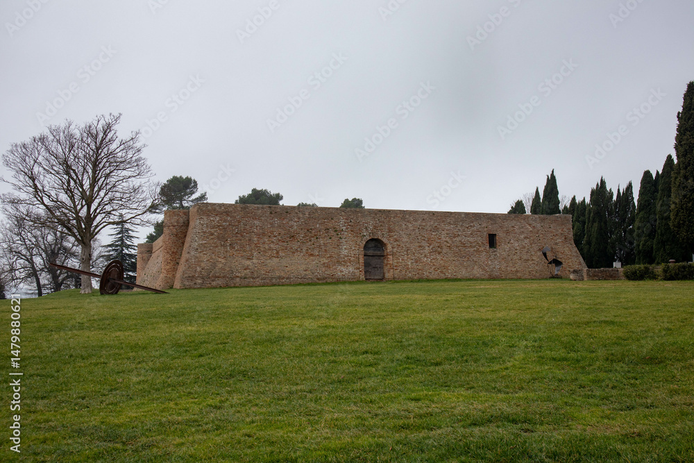 La Fortezza o Rocca Albornóz, città di Urbino, Marche La Fortezza o Rocca Albornóz, città di Urbino, Marche