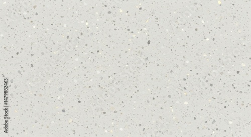 A detailed white terrazzo texture showing a speckled pattern for backgrounds and design needs.