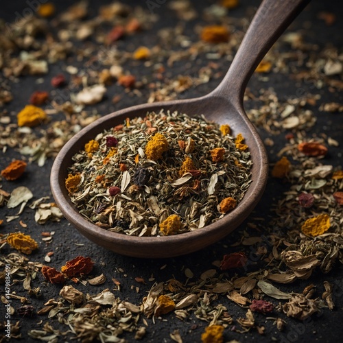 Colon Cleanse Herbal Blend with Spoon