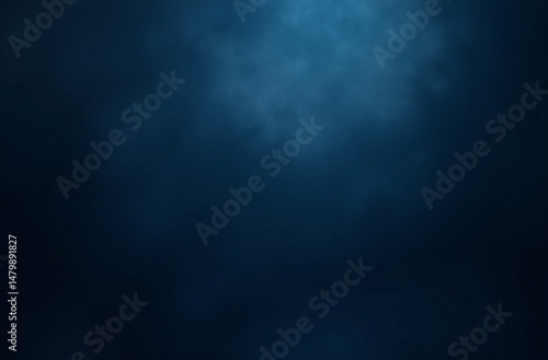 Wallpaper Mural Dramatic dark blue background with subtle gradient and atmospheric lighting Torontodigital.ca