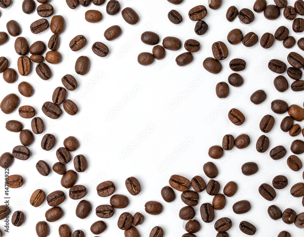 Obraz premium コーヒー豆 背景素材