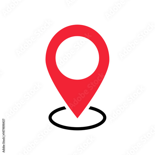 Red map pin location icons. Modern map markers. Simple red location marker for web, Vector illustration Free Download Red map pin location icons. Modern map markers. Simple red location marker for web, Vector illustration - GFXLoad