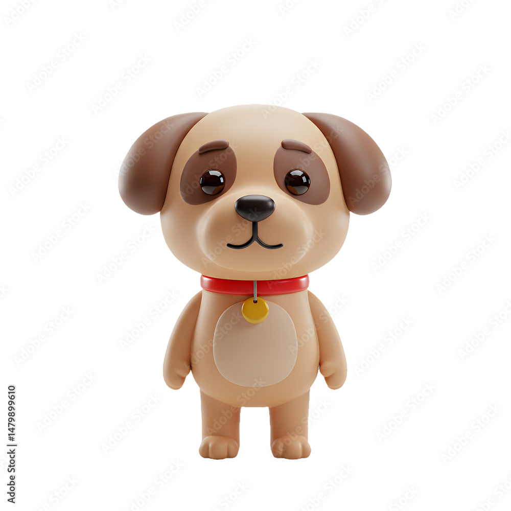 Adorable 3D Rendered Cartoon Puppy Dog Character Design: A Cute Canine Companion for Digital Projects Adorable 3D Rendered Cartoon Puppy Dog Character Design: A Cute Canine Companion for Digital Projects
