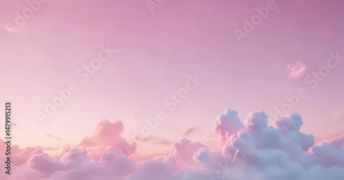 Dreamy pastel sky, cotton candy gradient, soft focus, soft focus, out of focus, beautiful