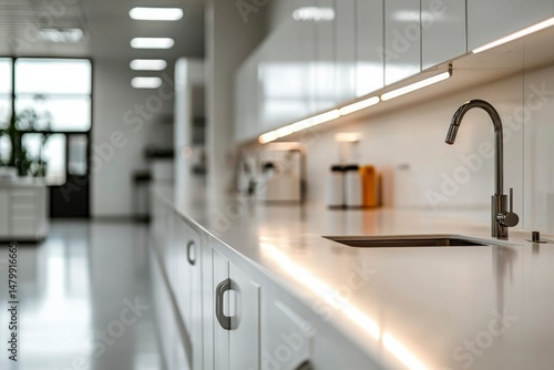 Modern, bright lab kitchen