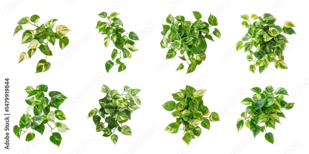 Obraz premium fresh herbs isolated on white