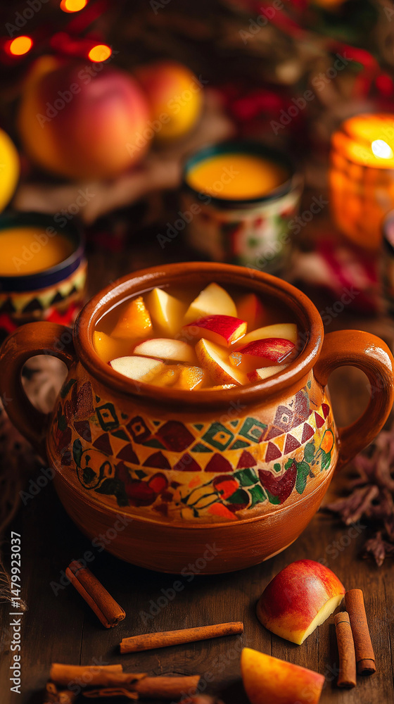 AI generator image of Fruit soup is a soup that is prepared using fruit as the main ingredient, and can be served cold, and is very popular during Ramadan, and vegans AI generator image of Fruit soup is a soup that is prepared using fruit as the main ingredient, and can be served cold, and is very popular during Ramadan, and vegans