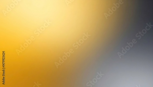 Soft Gradient Background Blending Yellow To Black With Subtle Light Effects