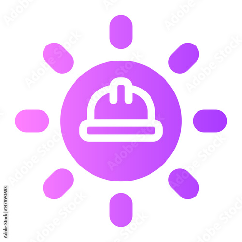 work in progress gradient icon