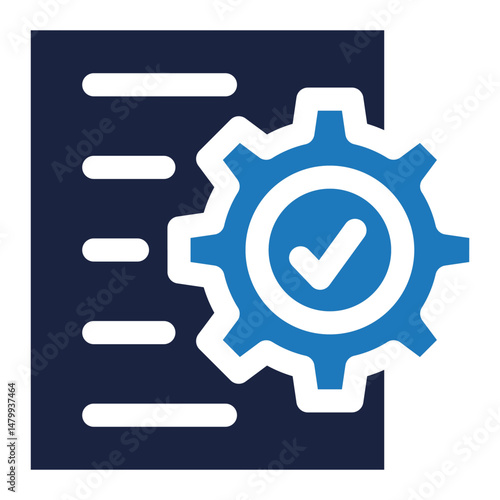 data management icon blue