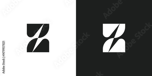 Letter Z Lightning or Electric Logo Design