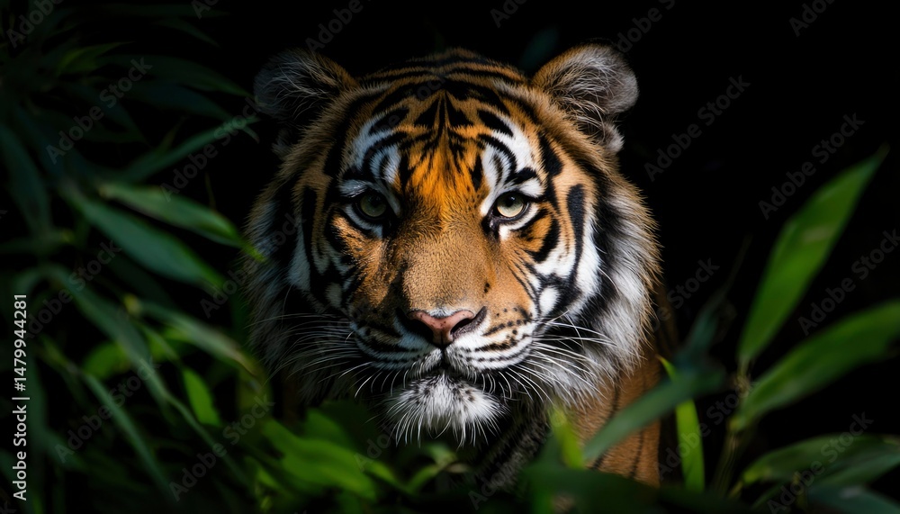 Fototapeta premium Tiger portrait in jungle